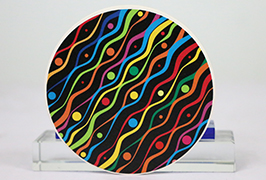 Ceramic printing samples from Rioch head uv WER-G2513UV