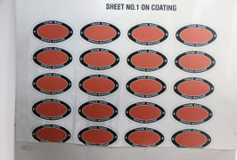 Metal printing sample from A1 size uv printer WER-EP7880UV