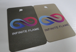 Metal printing sample on A1 UV printing machine WER-EP6090UV