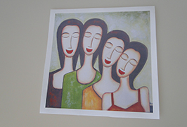 Oil Canvas 1 printed by 2.5m (8 feet) eco solvent printer WER-ES2502