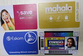 PVC Card sample from A2 size uv printer WER-D4880UV