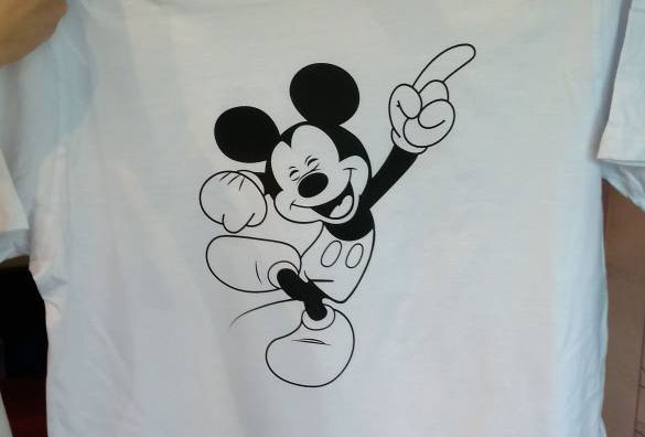 T shirts printing sample from client in Kyrghyzstan -A3 size t shirts printer WER-E2000T