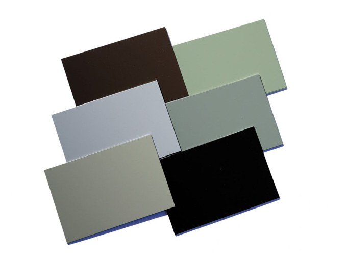 Powder coated materials